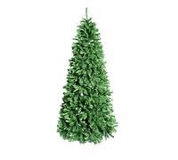 Albero di Natale ARTIFICIALE REALISTICO ROYAL SLIM folto PVC verde bicolore