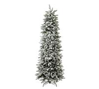 XONE Albero di Natale Russel INNEVATO Slim | Albero Artificiale in PE+PVC, 180cm