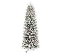 XONE Albero di Natale Russel INNEVATO Slim | Albero Artificiale in PE+PVC, 240cm