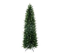 SLIM - ALBERO DI NATALE 210cm - mod. RUSSEL VERDE - Effetto Realistico - rami PE