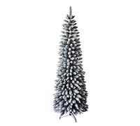 DIMITRI SLIM XONE Albero di natale 180cm INNEVATO - apertura ad ombrello - Reali
