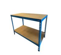 XONE | Banco da lavoro a 2 ripiani blu Mercurio