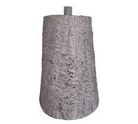 XONE Base Tronco per Albero di Natale | Supporto Albero di Natale Effetto Legno, Dimensioni Ø35xH45cm