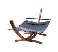 XONE Cuscino Soledad Grigio per Supporto Amaca in Legno