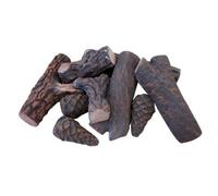 XONE Kit Legni Legnetti BioCamino 9 Pezzi | Tronchetti Caminetto a Bioetanolo | Decori Gesso Biocamino Confezione 9 Pezzi