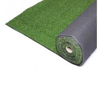 XONE Prato Artificiale Super Golf Verde 15 mm x h2x25 mt - Tot. 50 m² | Erba Giardino Artificiale | Tappeto Verde Erba | Manto Prato Sintetico 15 MM