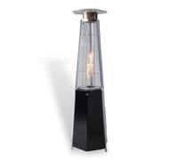 XONE Stufa a Piramide Esagonale, Max 12,5kw - 195cm Nero