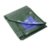 XONE Telo occhiellato 6x10mt 90g/mq, Super-Resistente, in polietilene antistrappo, Occhielli in Alluminio, Impermeabile con Corda di Rinforzo sui Bordi