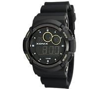 Xonix orologio da uomo e da ragazzo, cronografo, Dual Time, resistente all' acqua 100 m, XAU31J/5