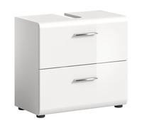 xonox.home Mobile sottolavello, Bianco Lucido, 33 x 60 x14 cm