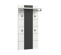 xonox.home - Pannello Canu 80 x 141 x 29 cm in basalto grigio e bianco Nb. - Pannello da parete per guardaroba, pannello da corridoio, moderno ed elegante