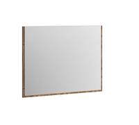 xonox.home - Specchio da parete Bueno 95 x 70 x 2 cm in corpo/frontale basalto melamina e Abs. Nox Oak Nb. - Specchio decorativo per corridoio, pratico ed elegante