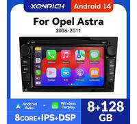 XONRICH Lettore di autoradio CarPlay senza fili per Opel Astra H J 2004 Vectra Vauxhall Antara Zafira Corsa CD Vivaro Meriva Veda 4Core 2GB 32GB
