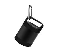 Xoopar - Altoparlante Link Black - Link Speaker - Mini altoparlante Bluetooth nero - Altoparlante ultra nomade - Altoparlante nero con moschettone integrato - Altoparlante da 3 W