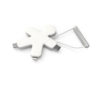 Xoopar Buddy Cavo Multiplo 4 in 1 Caricatore Universale In Plastica Riciclata