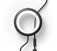 Xoopar Cerchio di luce portatile Selfie o video Anello luminoso portatile 3 livelli di illuminazione Lampada per atmosfera accogliente, luce notturna Compatibile con smartphone Spina USB o USBC Cachi