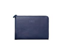 Xoopar - Cover per Tablet Laptop in pelle riciclata - 10/11" Ideale per proteggere e trasportare il computer o il tablet, compatibile con iPad 10,2",iPad PRO/Air/GEn 10,9",GalaxyTab- INE TABLET Blu
