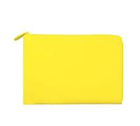 Xoopar - Custodia per computer portatile in pelle riciclata 340 x 240 x 25 mm - 14/15" Ideale per trasportare e proteggere il suo computer in tutta sicurezza e con stile - INE Laptop Giallo