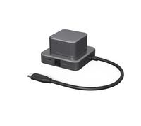 Xoopar - Hub di ricarica multiplo 7 in 1 100W a ricarica rapida con 7 porte USB A - USB C - HDMI - AUDIO compatibile con smartphone e computer - CUBBI NERO