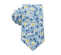 Xoovtka Cravatte da uomo, 7 cm, cravatta floreale, cravatte da uomo per matrimoni, testimoni dello sposo, balli, feste, San Valentino, Stile: 01, Taglia unica