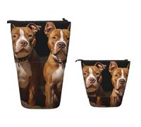 XOPEKVLAWM Astuccio in piedi Grande Capacità Stand Up Pencil Pouch Carino Telescopico Matita Sacchetto Pop Up Matite Holder The Beach Sunset Pen Holder Portatile Makeup Bag Organizzatore da scrivania