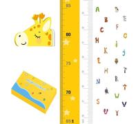 Xorinija Grafico di crescita dell'altezza per bambini, righello magnetico 3D stereoscopico dell'altezza, strumento di misurazione dell'altezza verticale di 90 gradi, strumento di misurazione