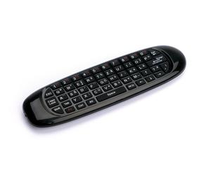 Xoro AMW100 Airmouse with QWERTZ Keyboard and Microphone Black