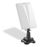 Xoro Han 600 DVB-T Patch Cable T2 Kombo Filter Antenna attiva con amplificatore incorporato (riduzione del rumore LTE, 3,5 M, interno ed esterno) bianco