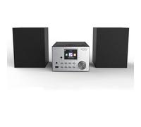 XORO HMT 500 PRO - Micro impianto stereo (radio internet/DAB+/FM, lettore CD, Bluetooth, lettore multimediale USB, display a colori da 2,4", telecomando, 2 altoparlanti da 10 W
