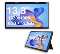Xoro MegaPAD 1333 Pro 2-13.3" Tablet PC con display IPS FullHD, Android 15, batteria da 10.000 mAh, CPU OctaCore da 2,0 GHz 64 bit, 6 GB RAM, 128 GB Flash, 5G WiFi, Bluetooth 5.1, lettore di schede
