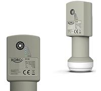 Xoro SF 200 Twin LNB digitale Twin LNB con rilevatore satellitare integrato, ideale per campeggio, orientamento rapido e semplice, indicatore di intensità del segnale direttamente sull'LNB