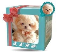 XoTiq Il Mio Cucciolo Robot Realistico, Peluche Interattivo per Cani che Cammina, Abbaia e Scodinzola, Autentica Esperienza di Interazione Emotiva, Peluche Adatto a Ragazzi e Ragazze Off-white