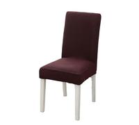 xotoa Coprisedia Elastico Semplice e Moderno, coprisedia monoblocco Spesso for Tavolo da Pranzo e Sedia(AmberBrown,4pcs)