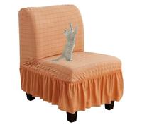 xotoa Coprisedia senza braccioli in stile gonna con texture a bolle 3D e bordi antiscivolo. Adatto a vari scenari di arredamento.(12,2pcs)