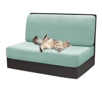 xotoa Copritavolo e coprisedie for Camper - Tessuto Jacquard Elasticizzato, Set da Due Pezzi, Adatti ai sedili dei Camper(Mint,1pcs)