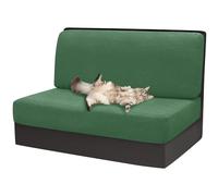 xotoa Copritavolo e coprisedie for Camper - Tessuto Jacquard Elasticizzato, Set da Due Pezzi, Adatti ai sedili dei Camper(Green,1pcs)