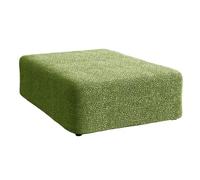 xotoa Fodera for poggiapiedi quadrata elastica spessa, tessuto adatto a tutte le stagioni, design del fondo antiscivolo(Olive Green,37" D x 37" W x 18" H)