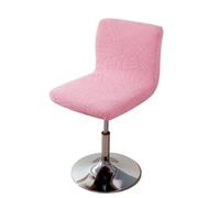 xotoa Fodera for Sedia Girevole Antiscivolo e Resistente all'Usura, Fodera for Sgabello Alto con Schienale Basso e Forma Speciale(Pink,2pcs)