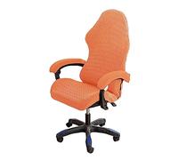 xotoa Set di Fodere for Sedia da Gioco Antiscivolo, Fodere for Sedia da Gioco in Poliestere con Cerniera, 1 Fodero for Sedia + 2 Fodere for braccioli, Lavabili(Orange)