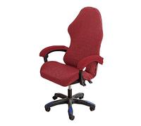 xotoa Set di Fodere for Sedia da Gioco Antiscivolo, Fodere for Sedia da Gioco in Poliestere con Cerniera, 1 Fodero for Sedia + 2 Fodere for braccioli, Lavabili(Red)