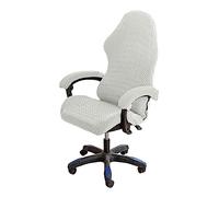 xotoa Set di Fodere for Sedia da Gioco Antiscivolo, Fodere for Sedia da Gioco in Poliestere con Cerniera, 1 Fodero for Sedia + 2 Fodere for braccioli, Lavabili(Light Grey)