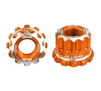 XOUX AX-A BMX Axle Nuts 10 MM, Arancione
