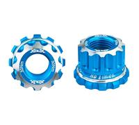 XOUX AX-A BMX Axle Nuts 10 mm, blu