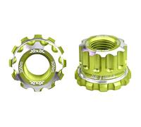 XOUX AX-A BMX Axle Nuts 10 mm, verde