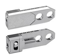 XOUX Bruno BMX Chain Tensioners 3/8" 10mm AXLE Pair, Gunmetal