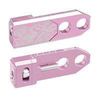 XOUX Bruno BMX Chain Tensioners 3/8" 10mm AXLE Pair, Pink