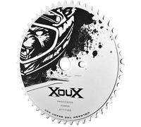 XOUX Grizzly 3/32" Alloy Chainring for One-Piece Crank - 52T Single Speed Sprocket for BMX, Cruiser & Old School Bike Builds - Silver