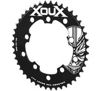 XOUX KRYPT 44T Chainring 1/8" 110/130mm Old School BMX, Black