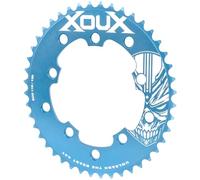 XOUX KRYPT 44T Chainring 1/8" 110/130mm Old School BMX, Blue