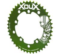 XOUX KRYPT 44T Chainring 1/8" 110/130mm Old School BMX, Green